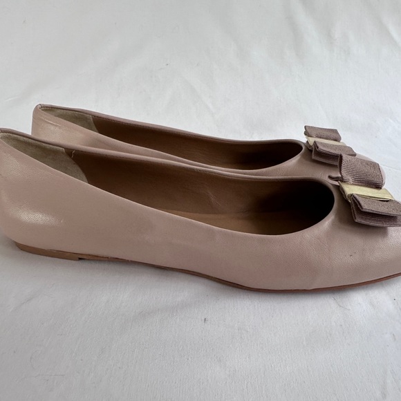 New Bruno Magli Mina Ballet Flat Size 39 Nude - Picture 7 of 8